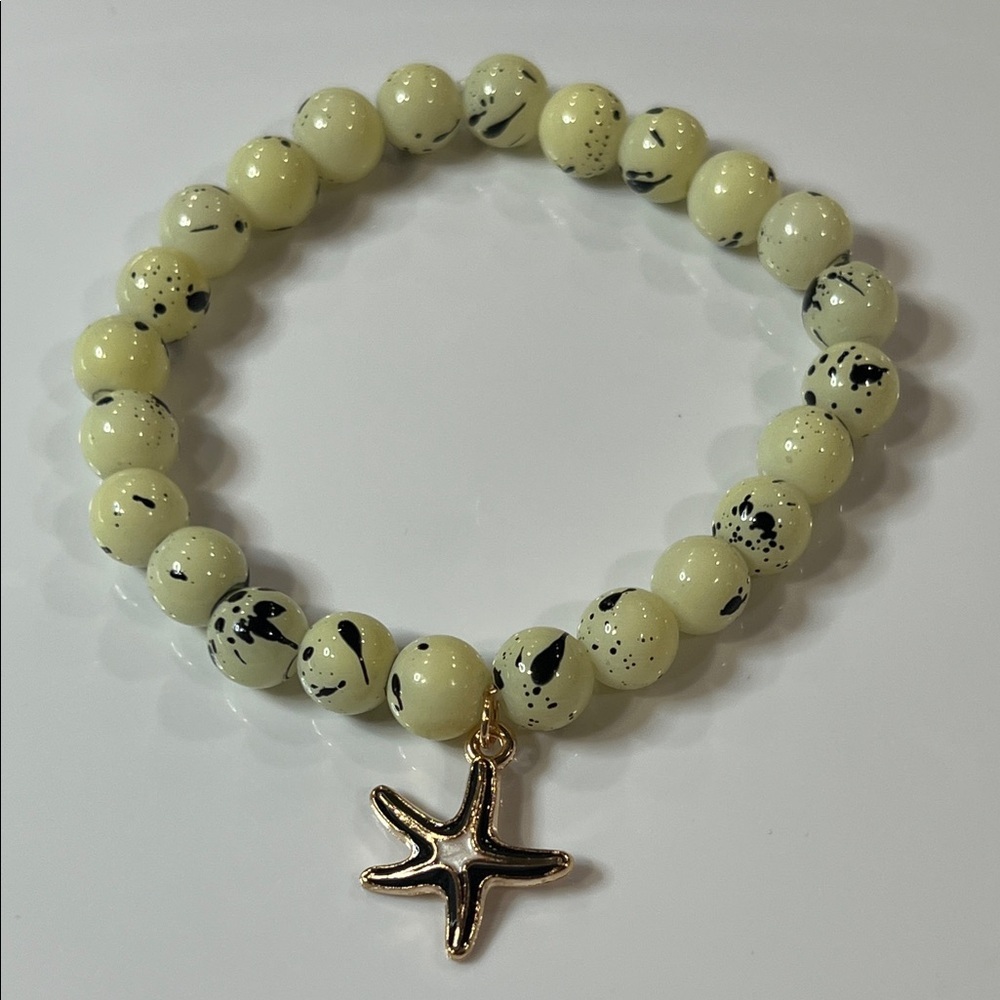 Elegant Starfish Charm Bracelet